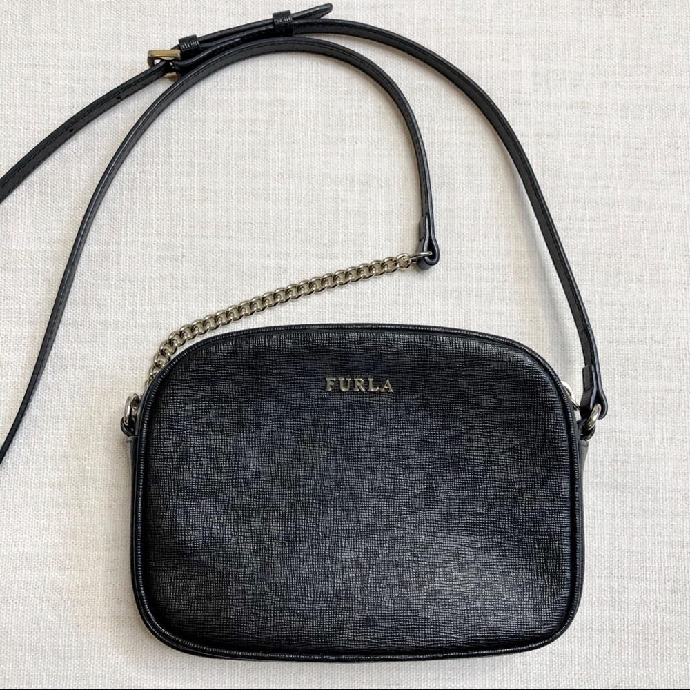 FURLA Mini Crossbody Black